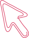 Stylised mouse cursor graphic